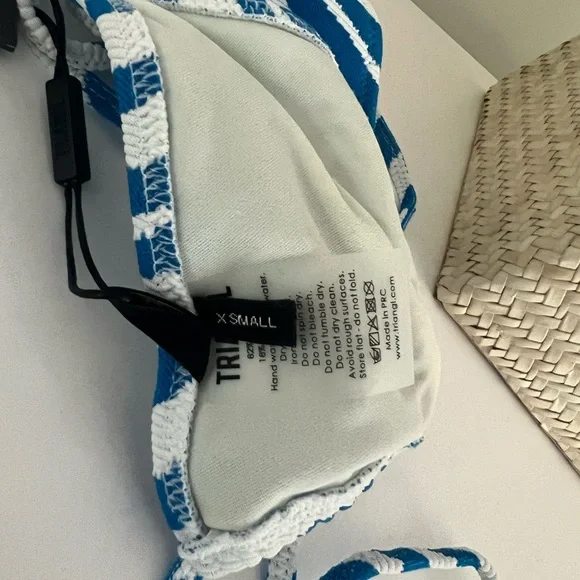 Blue Zebra Triangl bikini set - Picture 4 of 4